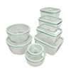 Glass Lid Vacuum Sealed Food Storage Containers