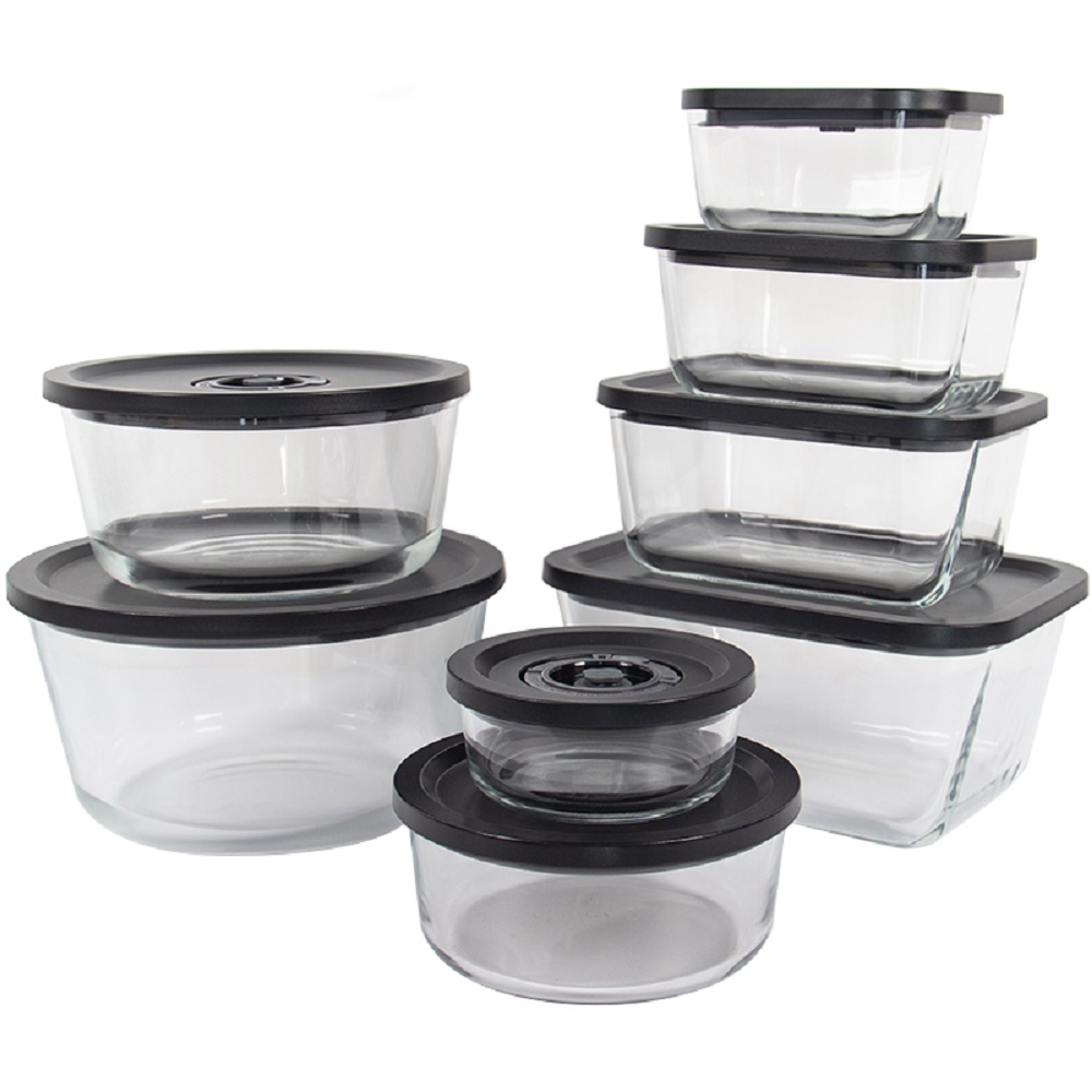 Borosilicate Vacuum Food Storage Containers Grocery Bulk