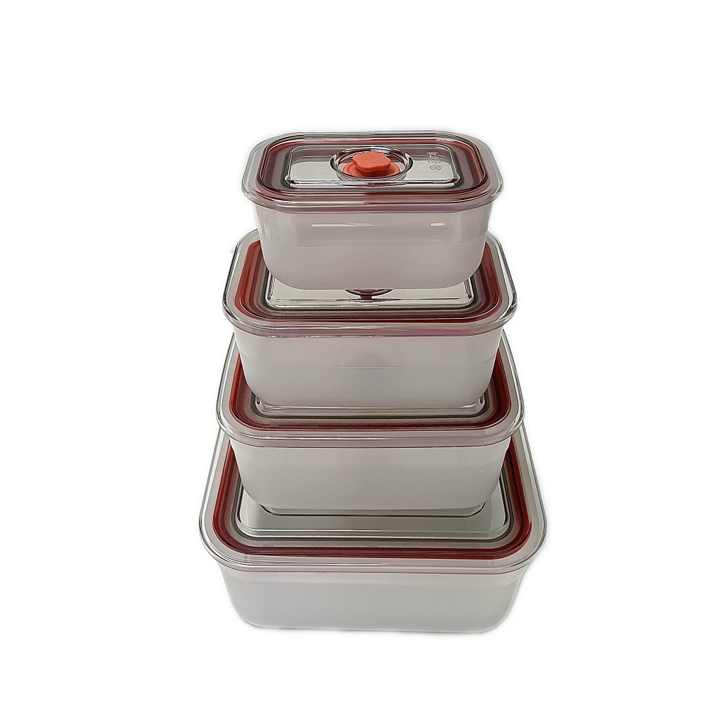 Negative-Pressure Plastic Food Storage Containers Takeout Catering